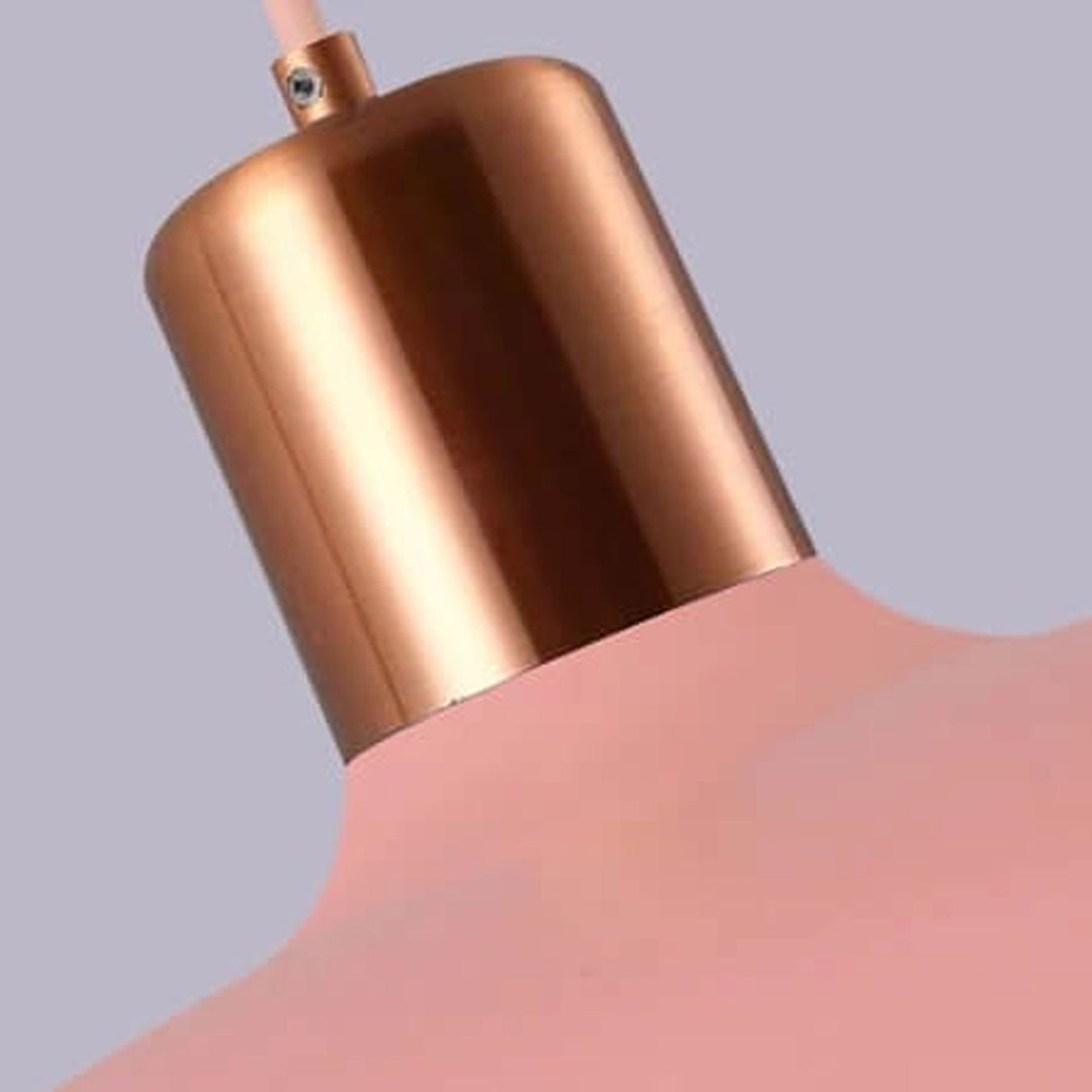 Lampe suspendue nordique créative à 1 lumière couleur macaron 