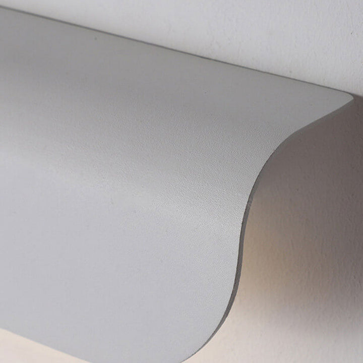 Lampe murale LED de jardin étanche moderne et courbée 