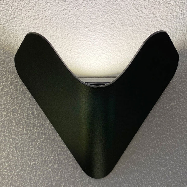 Moderne Kreativ Dreieck Aluminium LED Außen Wasserdichte Wandleuchte 