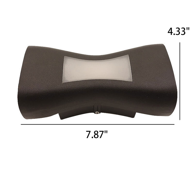 Conception moderne de lampe murale LED créative en aluminium étanche 