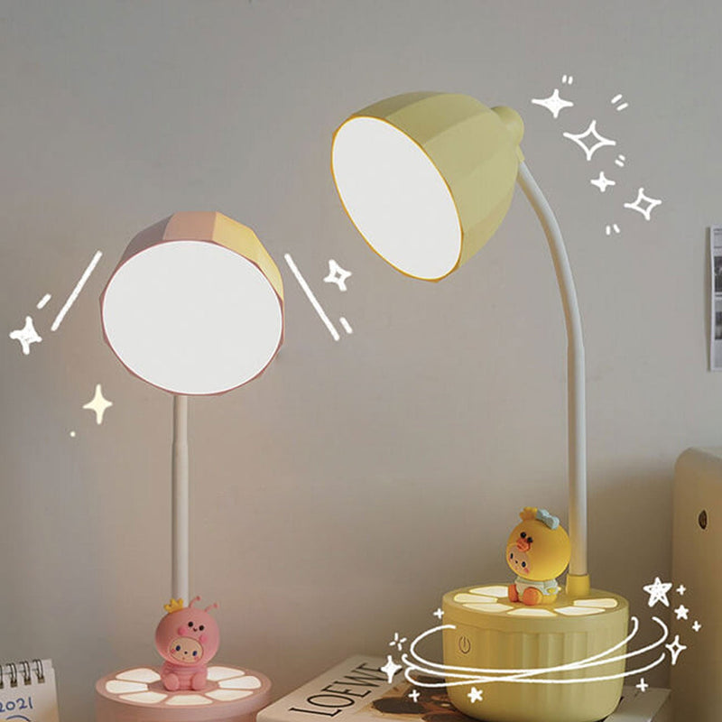 Creative Macaron Cartoon Round LED Eye Care Desk Lamp