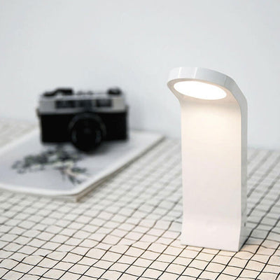 Creative Curved Shape Induction USB Charging Desk Lamp