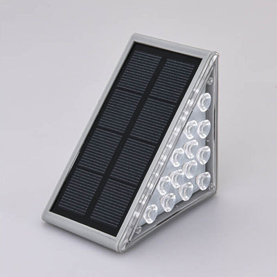 Solar Waterproof Stereo Triangle LED Outdoor Stair Lamp