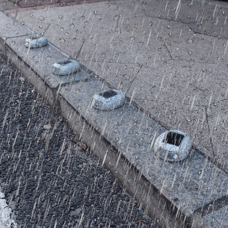 Outdoor Solar Resin Imitation Stone LED Buried Light