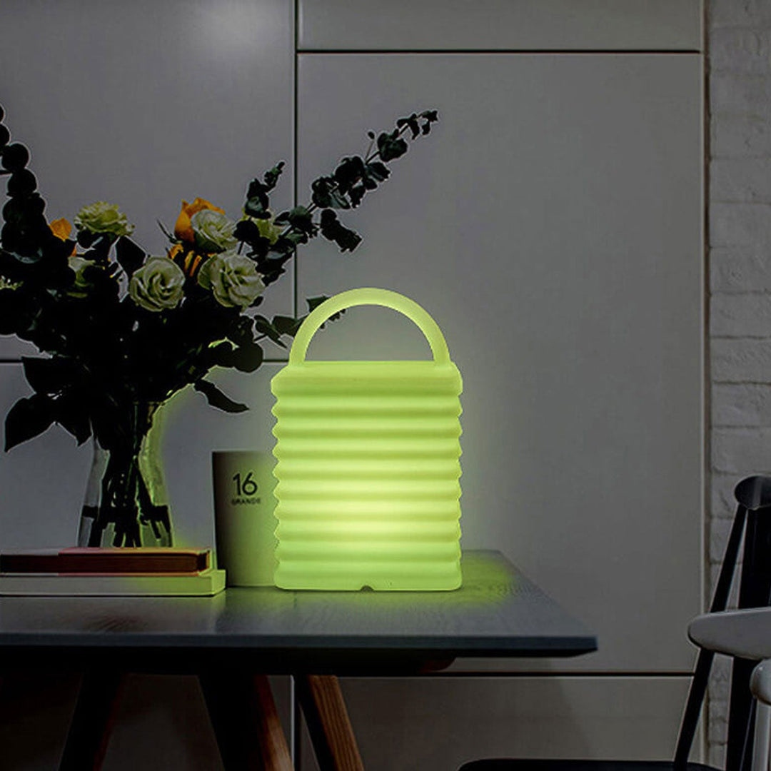 Kreative PE Square Tragbare Bunte Nachtlicht LED Dekorative Tischlampe 