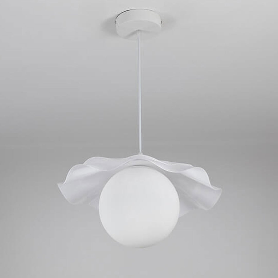 Lámpara colgante nórdica simple con forma de flor acrílica de 1 luz 