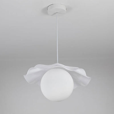 Nordic Simple Flower Shape Acrylic 1-Light Pendant Light