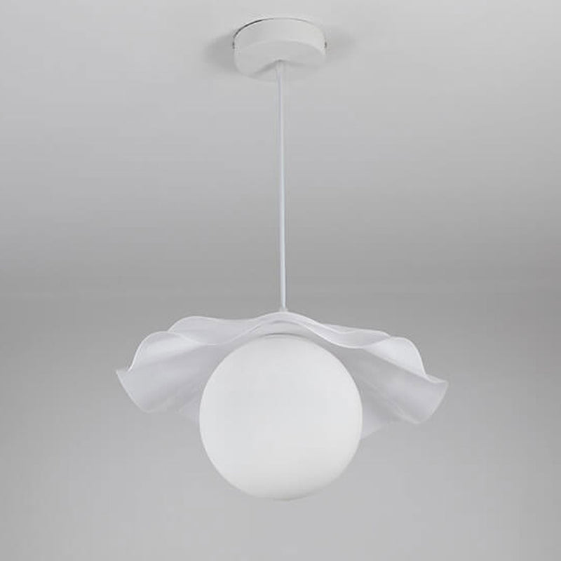 Nordic Simple Flower Shape Acrylic 1-Light Pendant Light