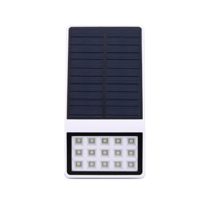Einfache Solar-Quadrat-Außenzaun-Wand-Sensor-Wandleuchte 