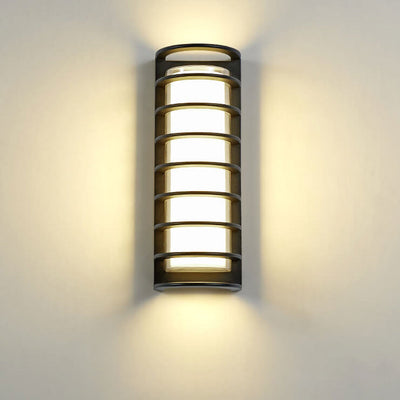 Applique Murale Moderne d'Extérieur à Colonne Étanche LED pour Jardin 
