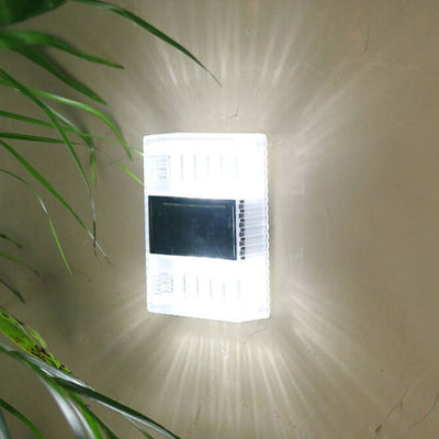 Solar Square Up and Down LED dekorative Gartenwandleuchte für den Außenbereich