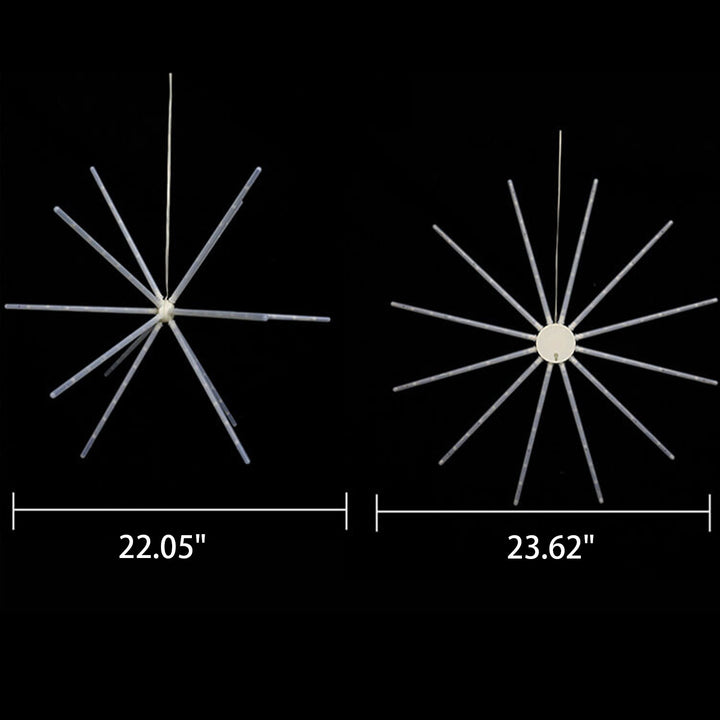 Creative RGB Illusion Windmill Fireworks LED String Lights