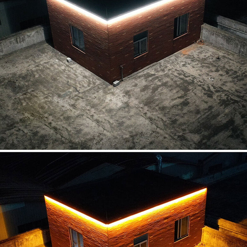 Solar Simple Oblique Square LED Outdoor Waterproof Wall Sconce Lamp