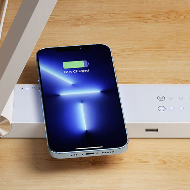 Creative Triangle Eye Protection USB Rechargeable LED Table Lamp