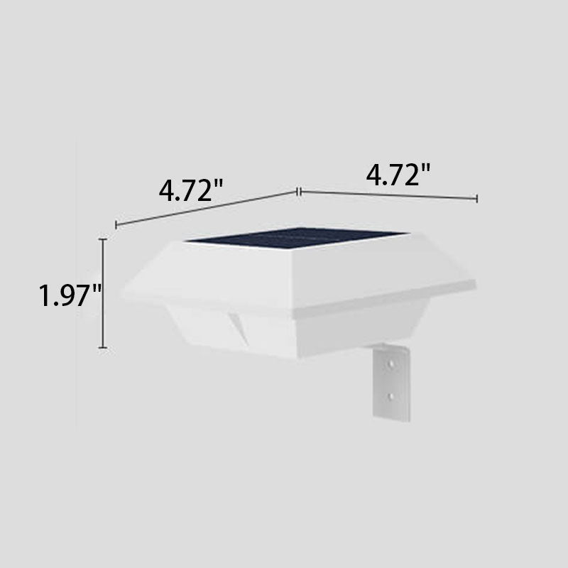 Lampe murale LED solaire en forme d&