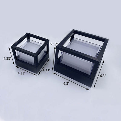 Modern Outdoor Square RGB APP Dimming LED Wall Sconce Lamp