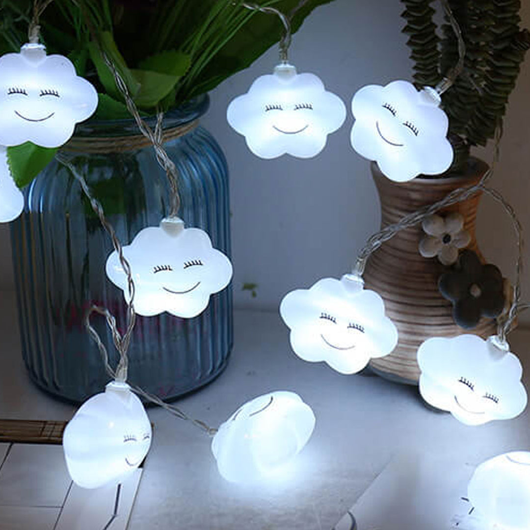 Luz de cadena de batería LED de 10/20 luces para decoración festiva interior 