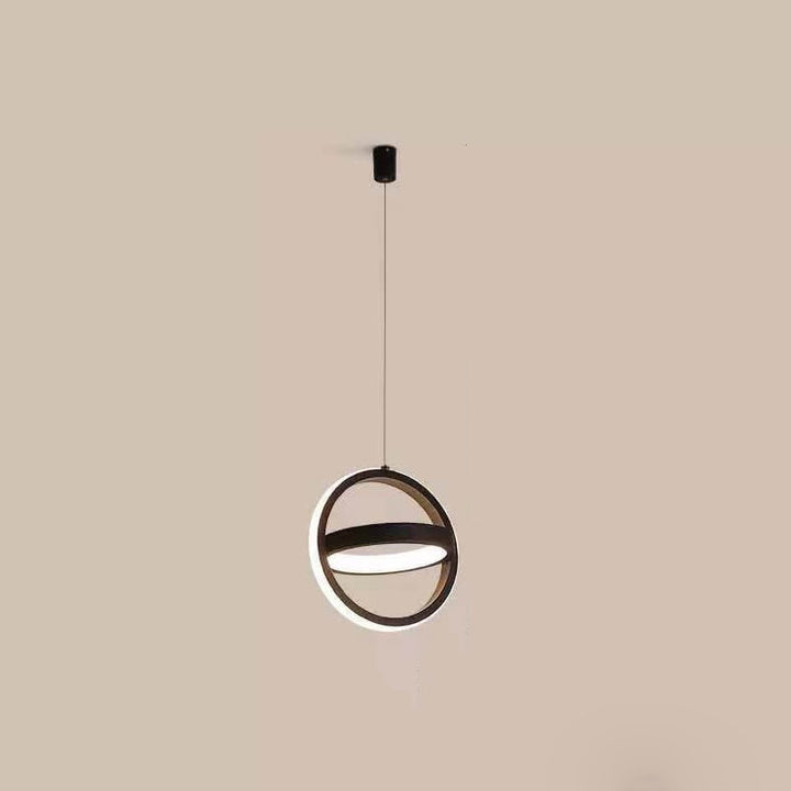 Lustre suspendu à LED géométrique créatif nordique 