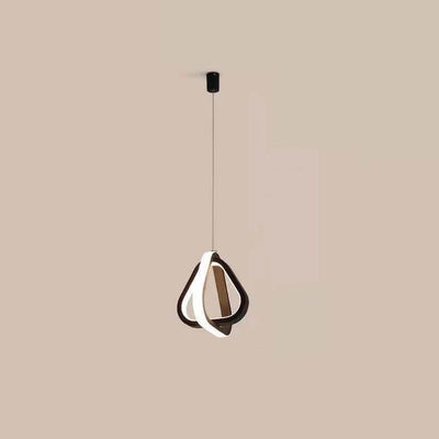 Nordic Creative Geometric Ring LED Pendant Light