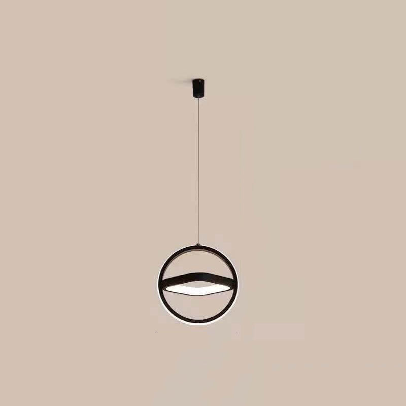 Lustre suspendu à LED géométrique créatif nordique 
