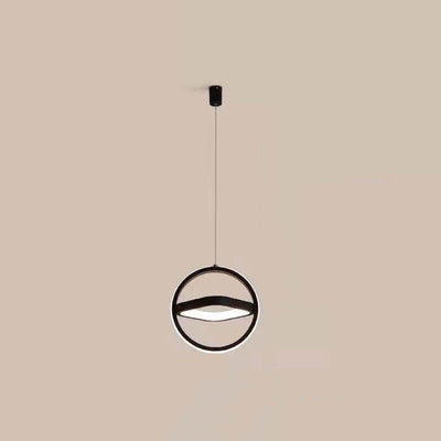 Nordic Creative Geometric Ring LED Pendant Light