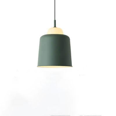 Nordic Creative Macaron Aluminum 1-Light Dome Pendant Light