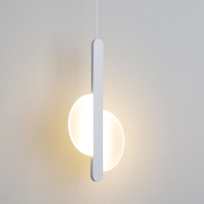 Modern Minimalist Metal Round Shape 1-Light LED Pendant Light