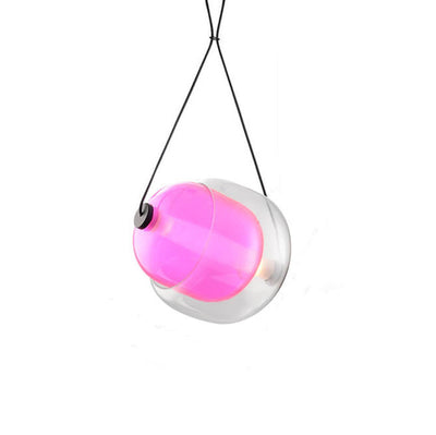 Nordic Macaron Glass Oval Candy 1-Light Pendant Light