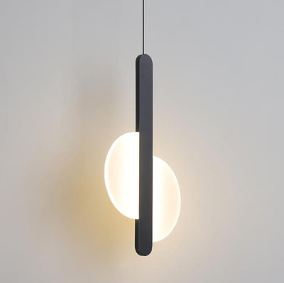 Modern Minimalist Metal Round Shape 1-Light LED Pendant Light