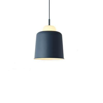 Nordic Creative Macaron Aluminum 1-Light Dome Pendant Light