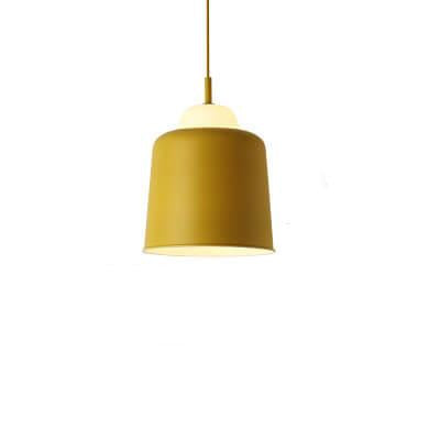 Nordic Creative Macaron Aluminum 1-Light Dome Pendant Light