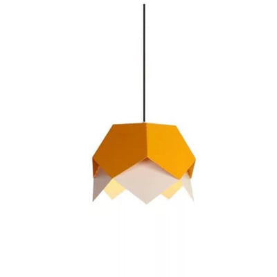 Modern Creative Colorful Geometric Lotus 1-Light Pendant Light