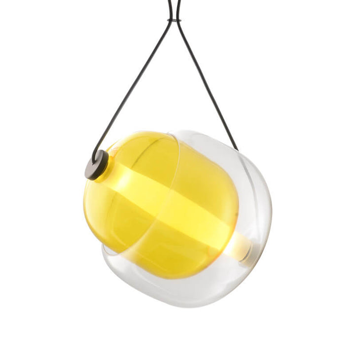 Nordic Macaron Glass Oval Candy 1-Light Pendant Light