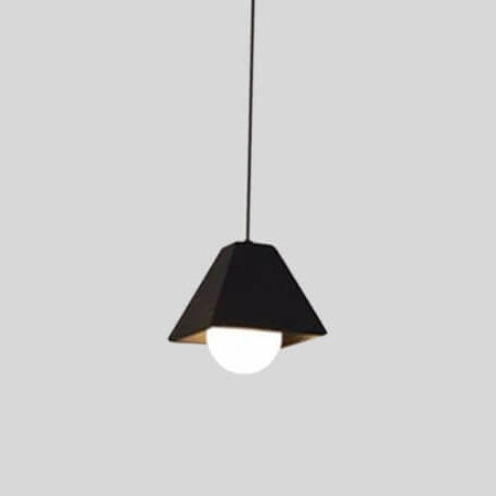 Einfachheit Macaron-Stil Trapez Metall 1-Licht Mini Pendelleuchte 