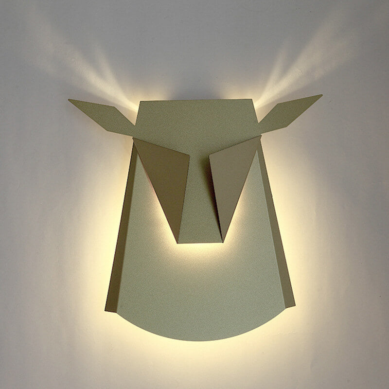Nordic Creative Cow Shaped 1-Light LED Wall Sconce Lamp