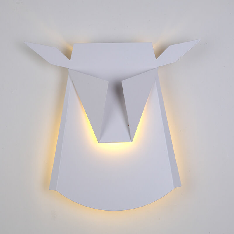 Nordic Creative Cow Shaped 1-Light LED Wall Sconce Lamp