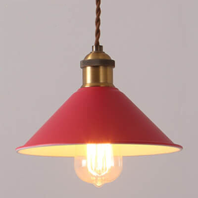 Nordischer Macaron-Glockenschirm Metall 1-Licht Pendelleuchte 