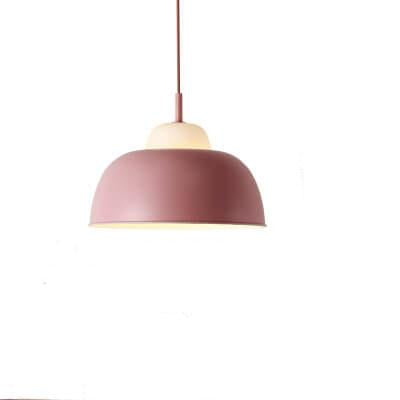 Nordic Creative Macaron Aluminium 1-Licht Dome Pendelleuchte 