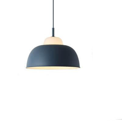 Nordic Creative Macaron Aluminum 1-Light Dome Pendant Light