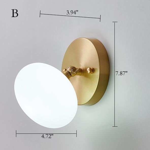 Nordic Creative Glass Magic Bean 1-Light Wall Sconce Lamp