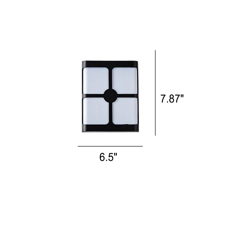 Applique murale moderne créative étanche à LED pour extérieur 