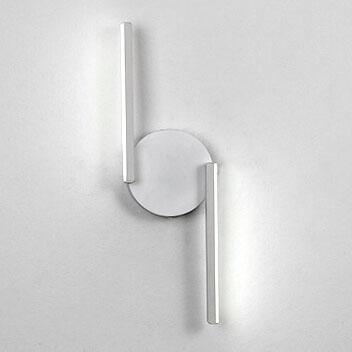 Moderne minimalistische Curves Line 1-flammige LED-Wandleuchte aus Aluminium 