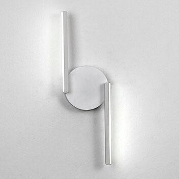 Moderne minimalistische Kurvenlinie Aluminium 1-Licht LED Wandleuchte 