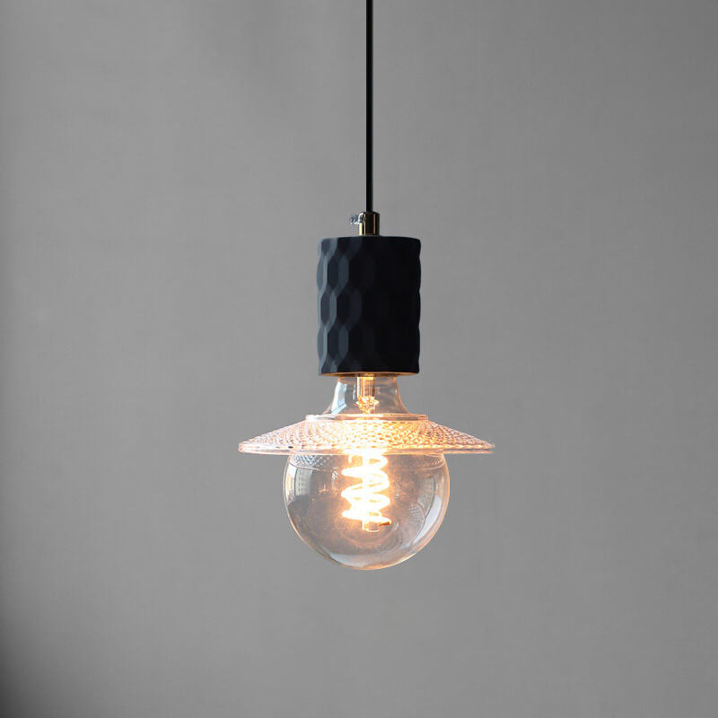 Retro Creative Cement 1-Light Small Pendant Light