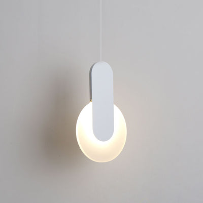 Modern Minimalist Metal Round Shape 1-Light LED Pendant Light