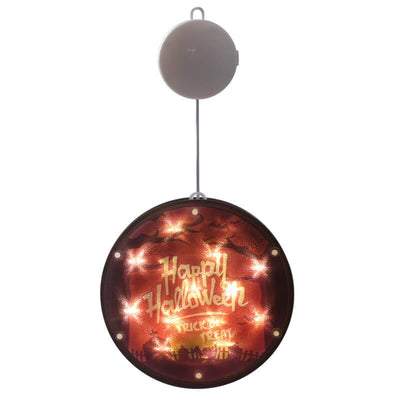 Lumière de couleur fantôme d'Halloween en tissu 1 lumière LED à piles collable guirlande suspendue 