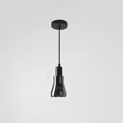 Creative Smoke Grey Glass Geometric Dome 1-Light Pendelleuchte 