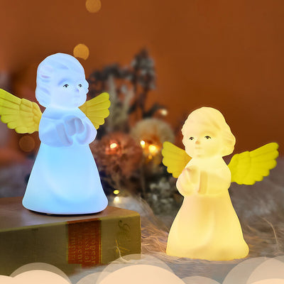 Creative Angel Silicone LED Color Changing Kids Night Light Table Lamp