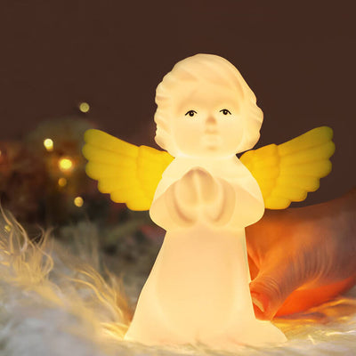 Creative Angel Silicone LED Color Changing Kids Night Light Table Lamp