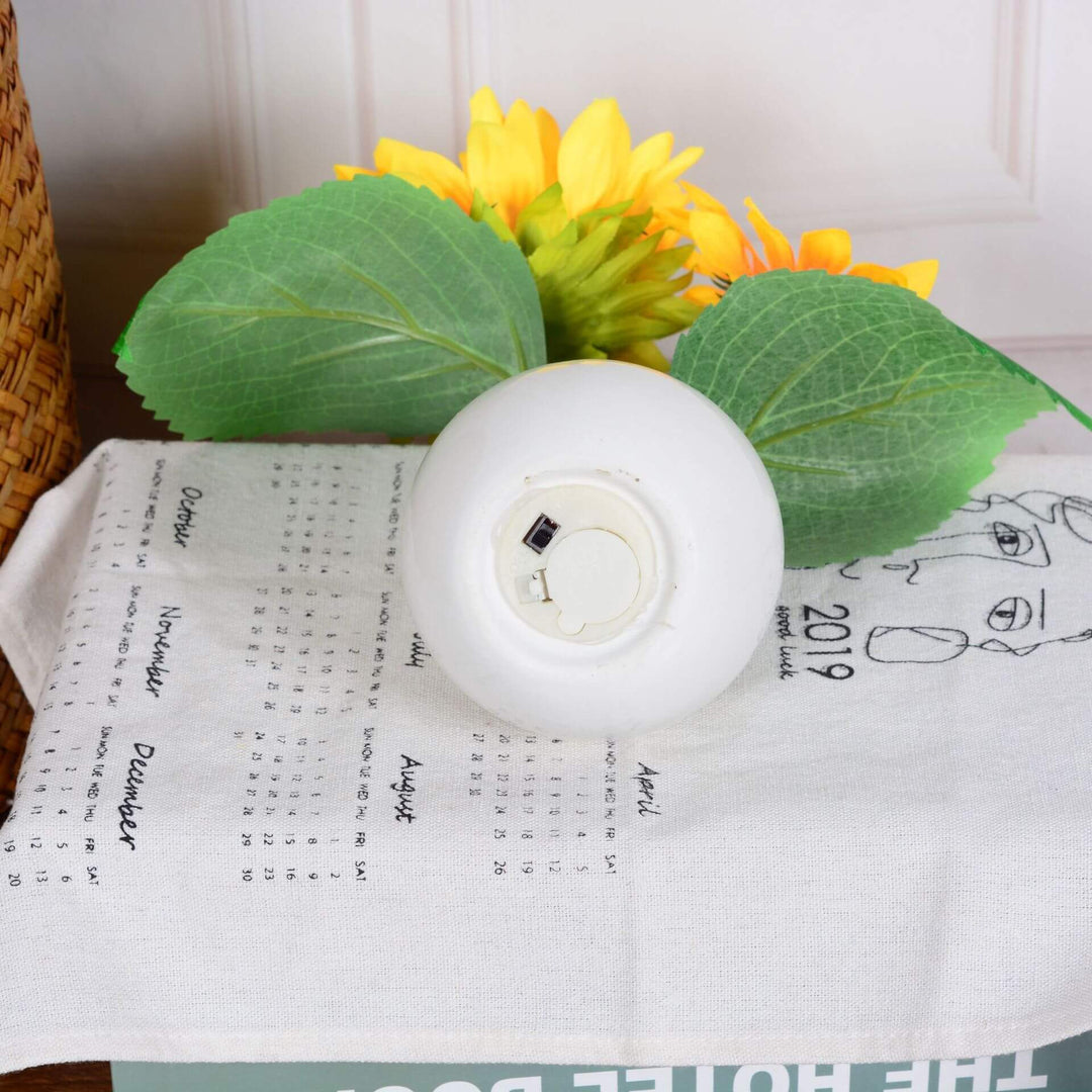 Lampe de Table LED à Lumière Nocturne Tournesol Créative Moderne 